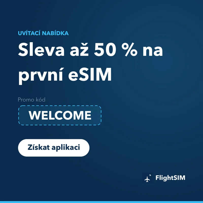 Promo kód FlightSIM — WELCOME, sleva 15 %