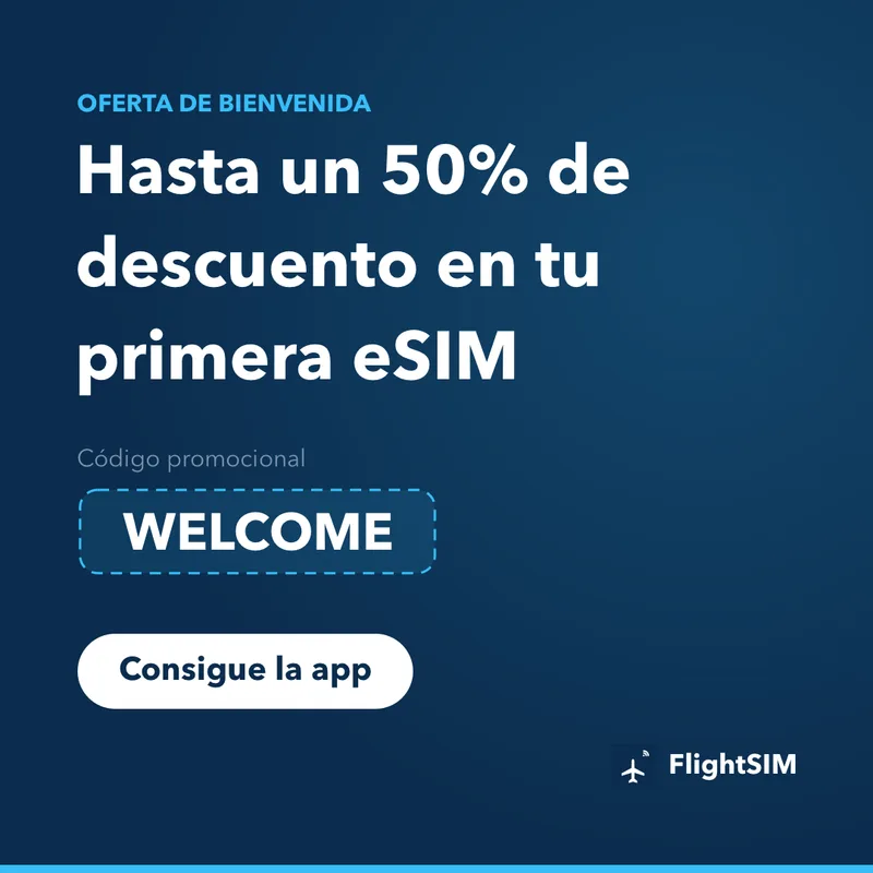 Código promo FlightSIM — WELCOME, 15% dto.