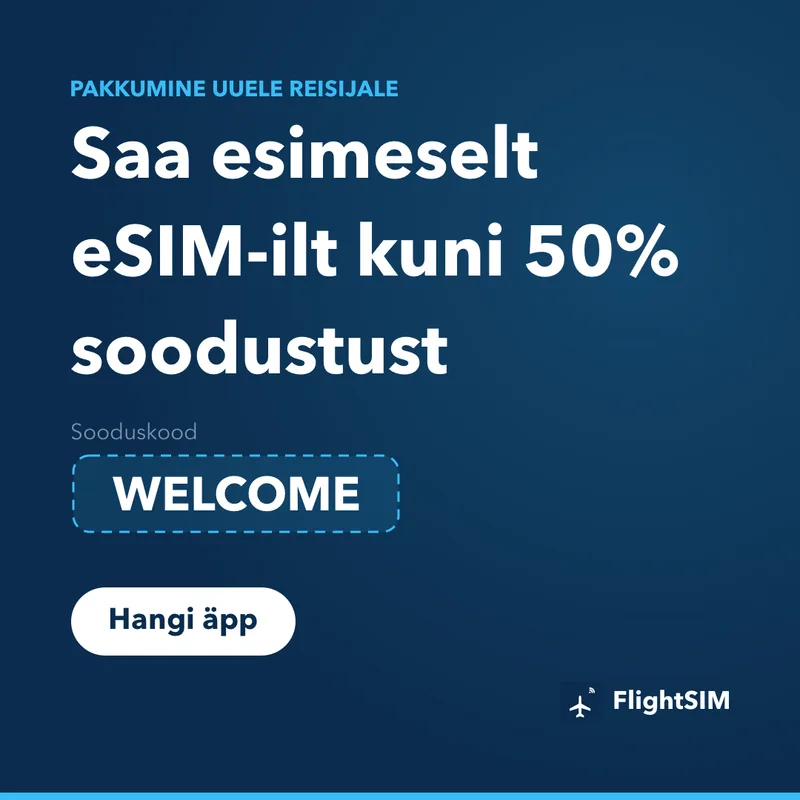 FlightSIMi sooduskood — WELCOME, 15% soodustust