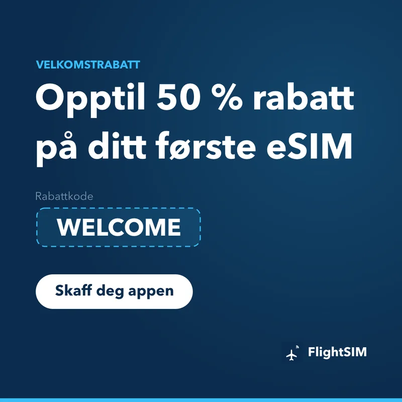 FlightSIM-rabattkode — WELCOME, 15 % rabatt