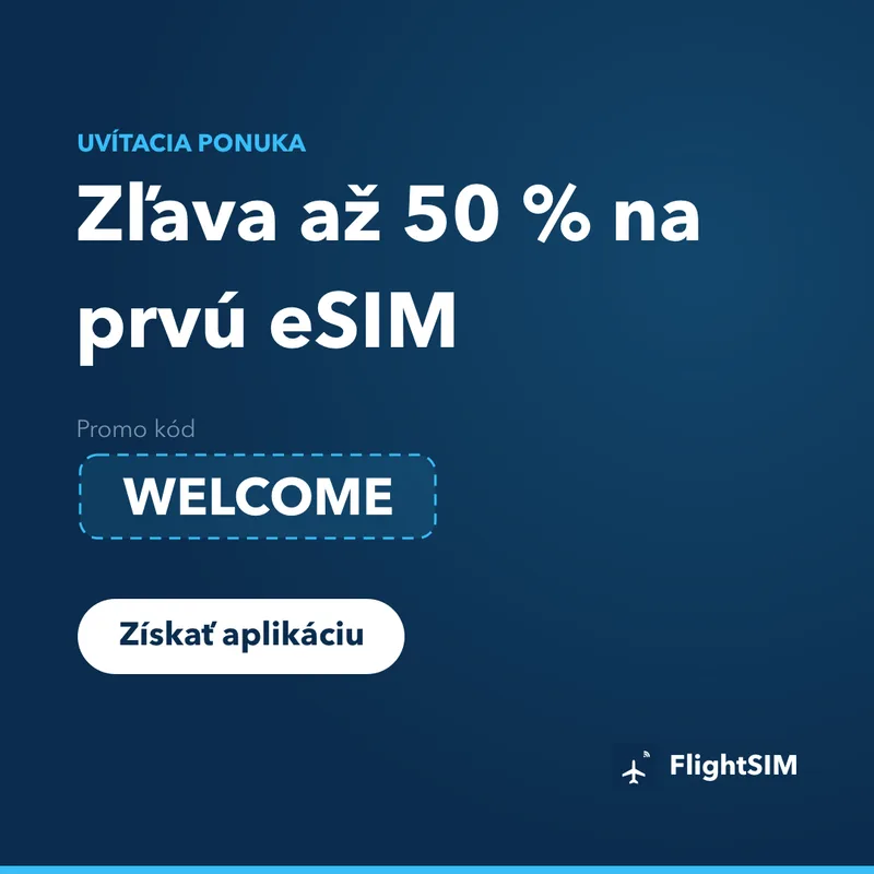 Promo kód FlightSIM — WELCOME, zľava 15 %