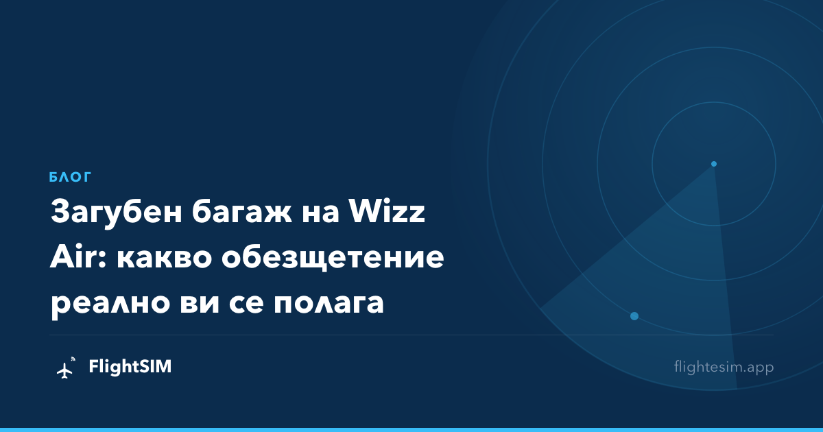 Загубен багаж на Wizz Air: какво обезщетение реално ви се полага