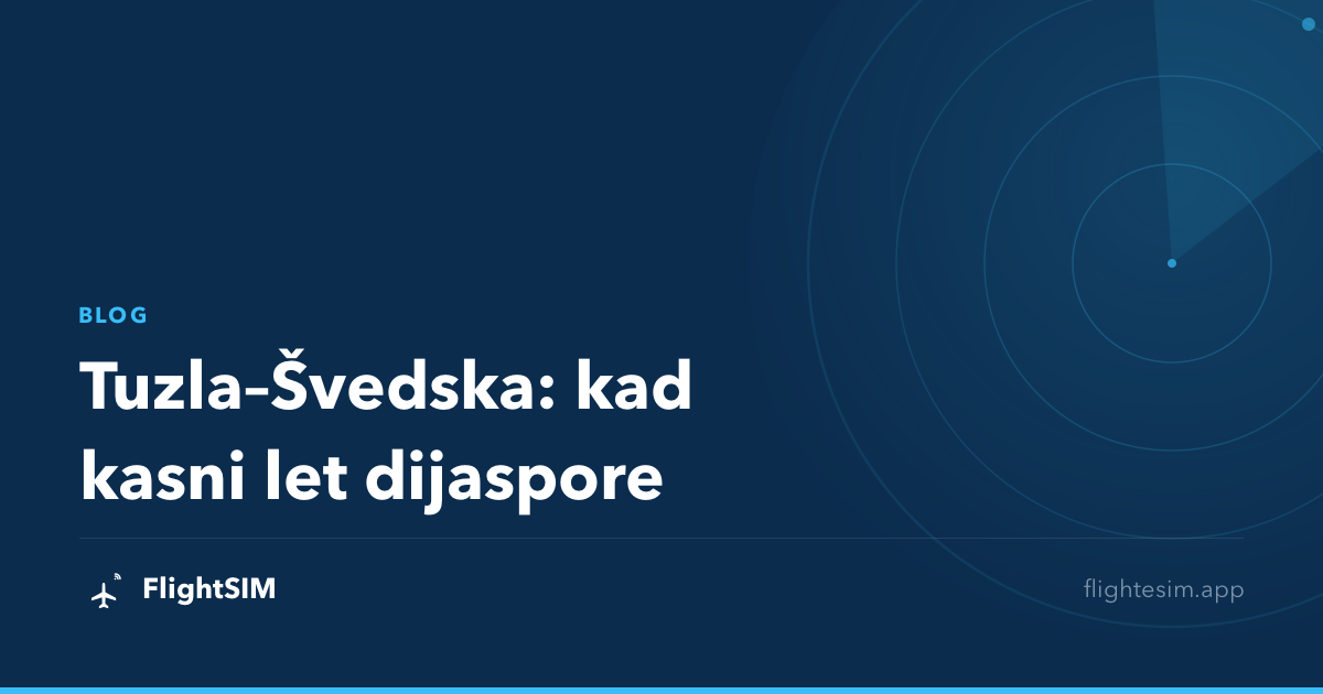 Tuzla–Švedska: kad kasni let dijaspore