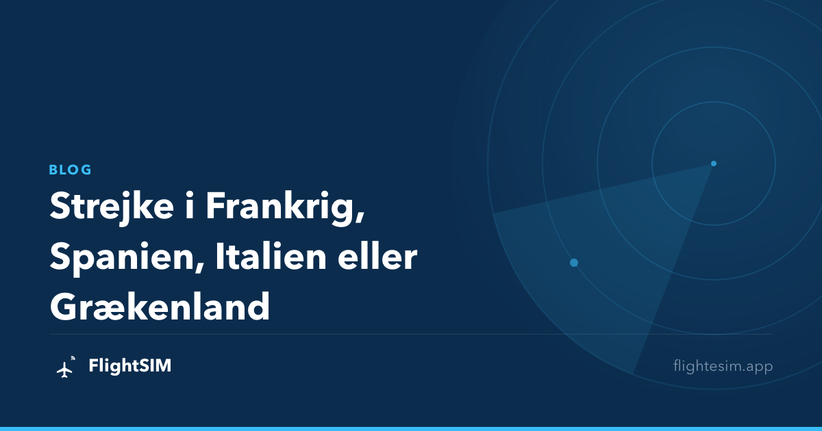 Strejke i Frankrig, Spanien, Italien eller Grækenland