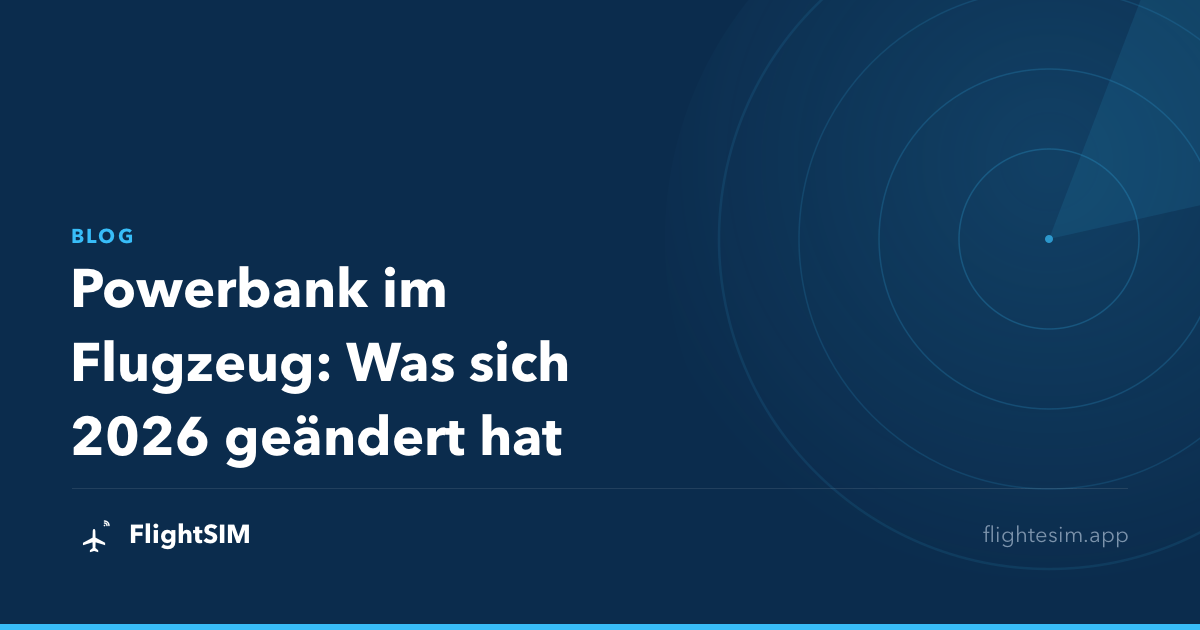 Powerbank im Flugzeug: Was sich 2026 geändert hat