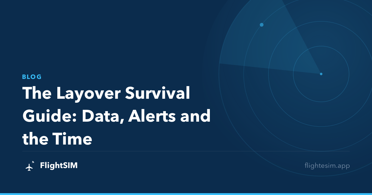 The Layover Survival Guide: Data, Alerts and the Time