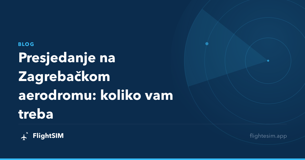 Presjedanje na Zagrebačkom aerodromu: koliko vam treba