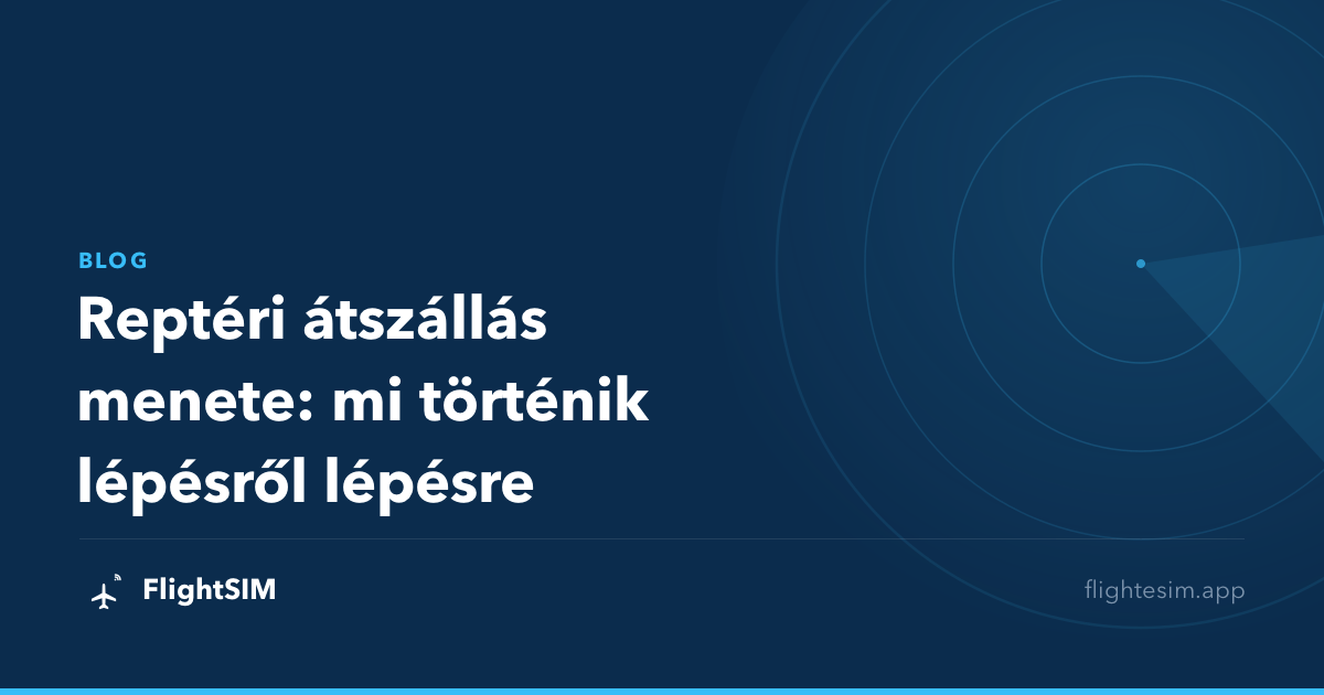 Reptéri átszállás menete: mi történik lépésről lépésre