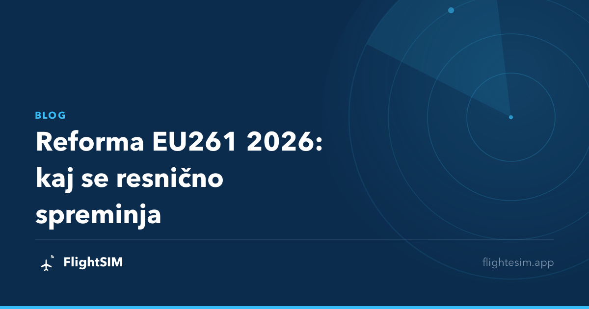 Reforma EU261 2026: kaj se resnično spreminja