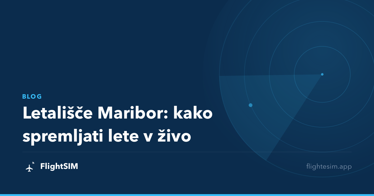 Letališče Maribor: kako spremljati lete v živo