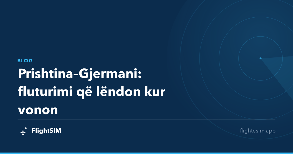 Prishtina–Gjermani: fluturimi që lëndon kur vonon